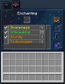 The second tab of the skill menu.