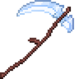 Mithril Scythe.png: Infobox image for Mithril Scythe the item in Minecraft