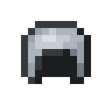 Silver Helmet.png: Infobox image for Silver Helmet the item in Minecraft