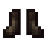 Monster Leather Boots (B).png: Infobox image for Monster Leather Boots (B) the item in Minecraft