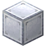 Block of Silver.png: Infobox image for Blocks/Block of Silver the block in Minecraft