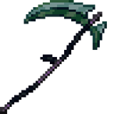 Adamantite Scythe.png: Infobox image for Adamantite Scythe the item in Minecraft