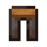 Monster Leather Leggings (D).png: Infobox image for Monster Leather Leggings (D) the item in Minecraft